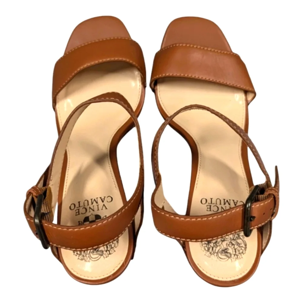 Vince‎ camuto Lethalia Platform Block-Heel Sandals Sz 9 - Picture 3 of 15